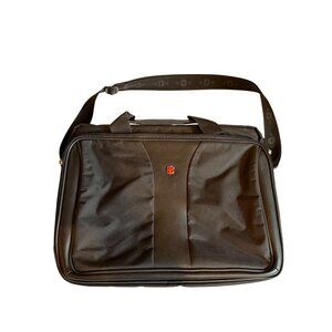 Swissgear Black Laptop Briefcase Bag With Shoulder Strap